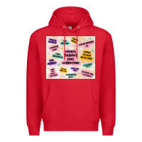 Red physical therapist daily affirmations Premium Hoodie - MaliasSmallBusiness