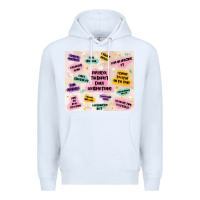 White physical therapist daily affirmations Premium Hoodie - MaliasSmallBusiness