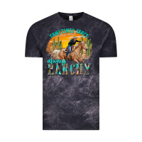 Cloud Black sometimes fancy always ranchy Vintage Tee - texasbilliewilder