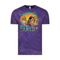 Cloud Purple sometimes fancy always ranchy Vintage Tee - texasbilliewilder