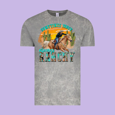Vintage Tee sometimes fancy always ranchy