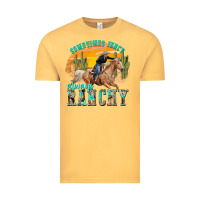 Vintage Mustard sometimes fancy always ranchy Vintage Tee - texasbilliewilder