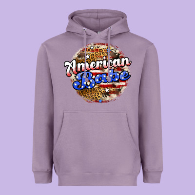 American Babe Heavyweight Hoodie Designed By Jahusdesignshop