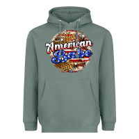 Sage american babe Heavyweight Hoodie - JahusDesignShop