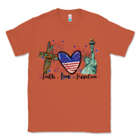 Copper Faith love Freedom 4th of july Classic Tee - CowGirlArtShop
