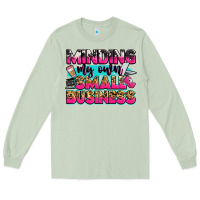 Matcha minding my own small business Long Sleeve Tee - Zillion Design Studio