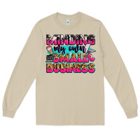 Mushroom minding my own small business Long Sleeve Tee - Zillion Design Studio