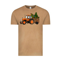 Vintage Camel Christmas Orange Farm Tractor Vintage Tee - RanaPortraitStore