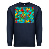 Navy autism awareness puzzle Premium Sweatshirt - BarkalooDesign