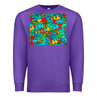 Purple autism awareness puzzle Premium Sweatshirt - BarkalooDesign