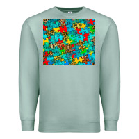 Seafoam autism awareness puzzle Premium Sweatshirt - BarkalooDesign