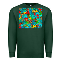 Sports Green autism awareness puzzle Premium Sweatshirt - BarkalooDesign