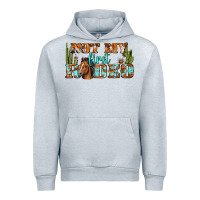 Heather Grey Not My First Rodeo Western Urban Hoodie - BundleAndBundleShop