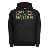 Pigment Black Not My First Rodeo Western Urban Hoodie - BundleAndBundleShop