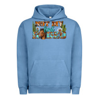 Pigment Pebble Blue Not My First Rodeo Western Urban Hoodie - BundleAndBundleShop