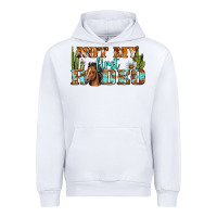 White Not My First Rodeo Western Urban Hoodie - BundleAndBundleShop