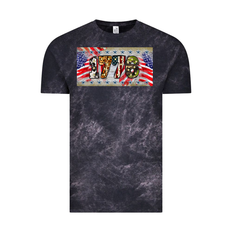 1776 4th Of July License Plate Vintage Tee by BarkalooDesign | Teevron