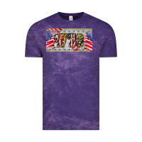 Cloud Purple 1776 4th of july license plate Vintage Tee - BarkalooDesign