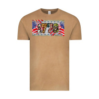 Vintage Camel 1776 4th of july license plate Vintage Tee - BarkalooDesign