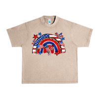 French Oak American rainbow Urban Heavy Tee - Zillion Design Studio