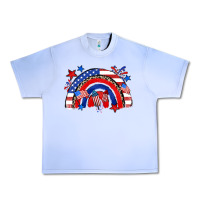 Grape Ice American rainbow Urban Heavy Tee - Zillion Design Studio