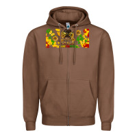 Chestnut celebrate juneteenth libbey glass Zipper Hoodie - HRA Design Shop