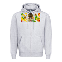 Heather Grey celebrate juneteenth libbey glass Zipper Hoodie - HRA Design Shop