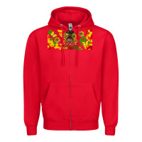 Red celebrate juneteenth libbey glass Zipper Hoodie - HRA Design Shop
