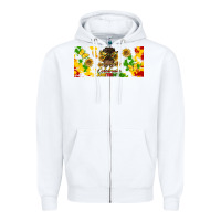 White celebrate juneteenth libbey glass Zipper Hoodie - HRA Design Shop