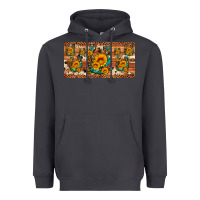 Smoke sunflower gemstone leopard cowhide horseshoe license plate Heavyweight Hoodie - Artiststas