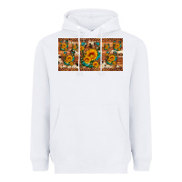Sunflower Gemstone Leopard Cowhide Horseshoe License Plate Heavyweight Hoodie | Teevron