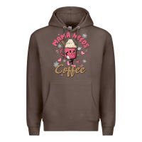 Coffee mama needs coffee Premium Hoodie - MaliasSmallBusiness