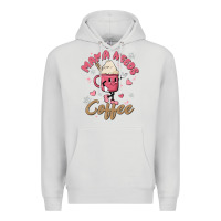 Dove Grey mama needs coffee Premium Hoodie - MaliasSmallBusiness