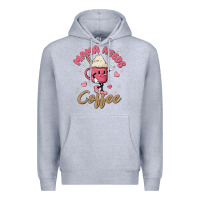 Heather Grey mama needs coffee Premium Hoodie - MaliasSmallBusiness