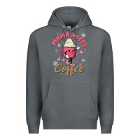 Rock mama needs coffee Premium Hoodie - MaliasSmallBusiness