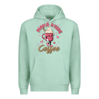 Seafoam mama needs coffee Premium Hoodie - MaliasSmallBusiness