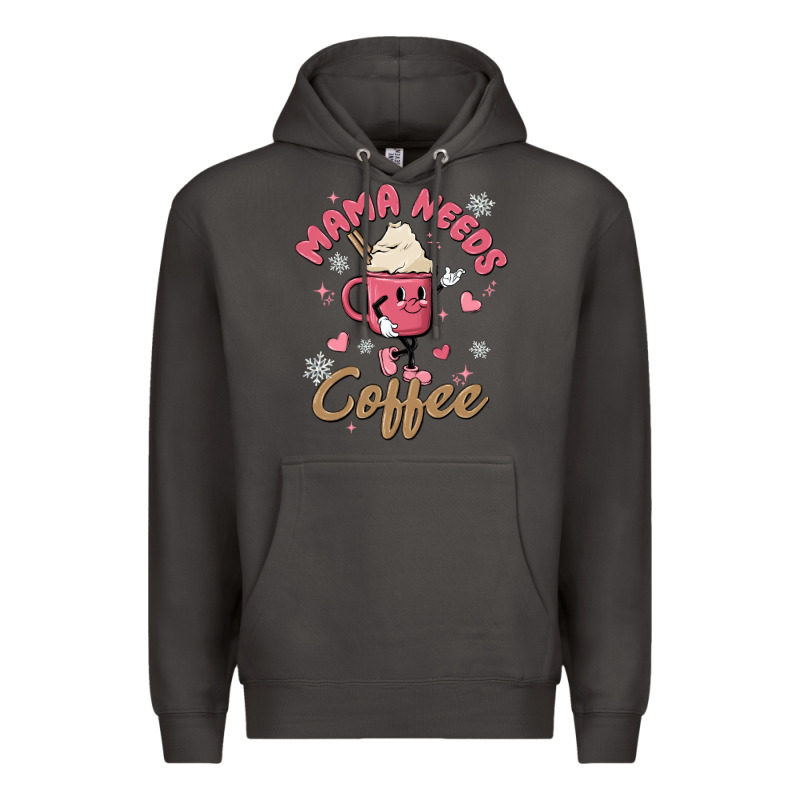 Mama Needs Coffee Premium Hoodie by MaliasSmallBusiness | Teevron