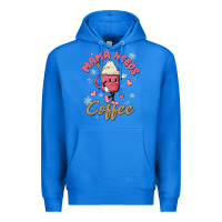 True Royal mama needs coffee Premium Hoodie - MaliasSmallBusiness