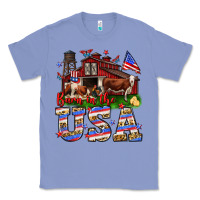 Colony Blue Barn in the USA Classic Tee - Neo Western
