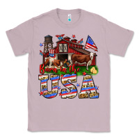 Lilac Barn in the USA Classic Tee - Neo Western