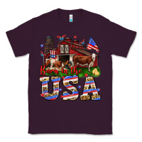 Plum Barn in the USA Classic Tee - Neo Western