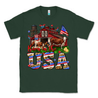 Sports Green Barn in the USA Classic Tee - Neo Western
