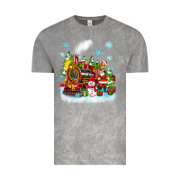 Cloud Rock christmas polar express santa Vintage Tee - Zillion Design Studio