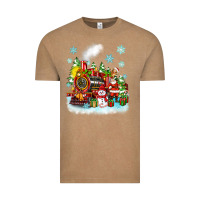 Vintage Coffee christmas polar express santa Vintage Tee - Zillion Design Studio