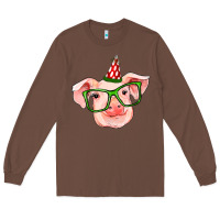 Chestnut pig christmas Long Sleeve Tee - RanaPortraitStore