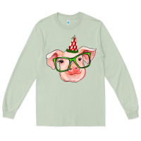 Matcha pig christmas Long Sleeve Tee - RanaPortraitStore