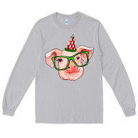 Moon Dust pig christmas Long Sleeve Tee - RanaPortraitStore