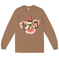 Toasted Coconut pig christmas Long Sleeve Tee - RanaPortraitStore
