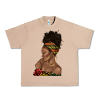 Burro afro black woman profile juneteenth Urban Heavy Tee - texasbilliewilder