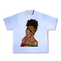 Grape Ice afro black woman profile juneteenth Urban Heavy Tee - texasbilliewilder
